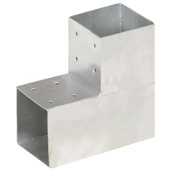 4 darab l alakú horganyzott fém oszloptartó 101 x 101 mm