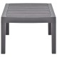 Mokka műanyag kerti asztal 78 x 55 x 38 cm