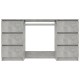 Betonszürke forgácslap íróasztal 140 x 50 x 77 cm