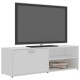 Fehér forgácslap tv-szekrény 120 x 34 x 37 cm Fehér forgácslap tv-szekrény 120 x 34 x 37 cm