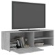 Betonszürke forgácslap tv-szekrény 120 x 34 x 37 cm Betonszürke forgácslap tv-szekrény 120 x 34 x 37 cm