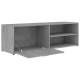 Betonszürke forgácslap tv-szekrény 120 x 34 x 37 cm Betonszürke forgácslap tv-szekrény 120 x 34 x 37 cm