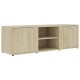 Sonoma tölgy színű forgácslap tv-szekrény 120 x 34 x 37 cm Sonoma tölgy színű forgácslap tv-szekrény 120 x 34 x 37 cm