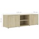 Sonoma tölgy színű forgácslap tv-szekrény 120 x 34 x 37 cm Sonoma tölgy színű forgácslap tv-szekrény 120 x 34 x 37 cm