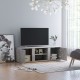 Betonszürke forgácslap tv-szekrény 120 x 34 x 37 cm Betonszürke forgácslap tv-szekrény 120 x 34 x 37 cm