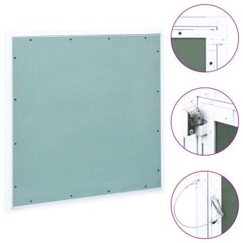 Alumínium keretes és gipszkartonos hozzáférési panel 600x600 mm