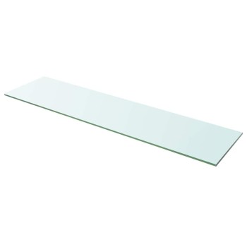 2 db átlátszó üveg paneles polc 100 x 25 cm