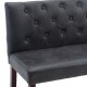 Szürke művelúr pad 120 cm