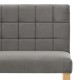 Szürke szövet pad 140 cm