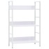 3 szintes fehér forgácslap könyvespolc 60 x 27,6 x 90,5 cm
