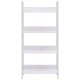 4 szintes fehér forgácslap könyvespolc 60 x 27,6 x 124,5 cm