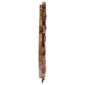 Kör alakú tíkfa falitükör 40 cm