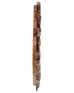 Kör alakú tíkfa falitükör 40 cm