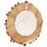 Kör alakú tíkfa falitükör 40 cm