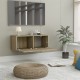 Sonomatölgy színű forgácslap tv-szekrény 80 x 30 x 30 cm