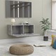 Betonszürke forgácslap tv-szekrény 80 x 30 x 30 cm