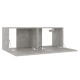 Betonszürke forgácslap tv-szekrény 80 x 30 x 30 cm