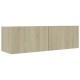 Sonomatölgy színű forgácslap tv-szekrény 100 x 30 x 30 cm Sonomatölgy színű forgácslap tv-szekrény 100 x 30 x 30 cm