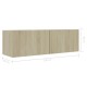 Sonomatölgy színű forgácslap tv-szekrény 100 x 30 x 30 cm Sonomatölgy színű forgácslap tv-szekrény 100 x 30 x 30 cm