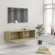 Sonomatölgy színű forgácslap tv-szekrény 120 x 30 x 30 cm Sonomatölgy színű forgácslap tv-szekrény 120 x 30 x 30 cm