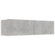 Betonszürke forgácslap tv-szekrény 120 x 30 x 30 cm Betonszürke forgácslap tv-szekrény 120 x 30 x 30 cm