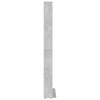 Betonszürke szerelt fa cd-szekrény 102 x 16 x 177,5 cm