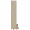 Sonoma tölgy szerelt fa cd-tartó szekrény 100x23x89,5 cm