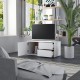 Fehér forgácslap tv-szekrény 80 x 34 x 36 cm Fehér forgácslap tv-szekrény 80 x 34 x 36 cm