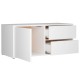 Fehér forgácslap tv-szekrény 80 x 34 x 36 cm Fehér forgácslap tv-szekrény 80 x 34 x 36 cm