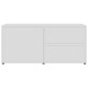 Fehér forgácslap tv-szekrény 80 x 34 x 36 cm Fehér forgácslap tv-szekrény 80 x 34 x 36 cm