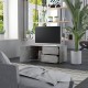 Betonszürke forgácslap tv-szekrény 80 x 34 x 36 cm