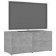 Betonszürke forgácslap tv-szekrény 80 x 34 x 36 cm