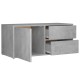 Betonszürke forgácslap tv-szekrény 80 x 34 x 36 cm