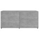 Betonszürke forgácslap tv-szekrény 80 x 34 x 36 cm