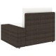 5 részes barna polyrattan kerti ülőgarnitúra