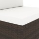 5 részes barna polyrattan kerti ülőgarnitúra