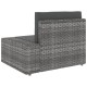 4 részes szürke polyrattan kerti ülőgarnitúra 4 részes szürke polyrattan kerti ülőgarnitúra