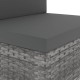 4 részes szürke polyrattan kerti ülőgarnitúra 4 részes szürke polyrattan kerti ülőgarnitúra