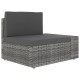 5 részes szürke polyrattan kerti ülőgarnitúra 5 részes szürke polyrattan kerti ülőgarnitúra