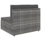 5 részes szürke polyrattan kerti ülőgarnitúra 5 részes szürke polyrattan kerti ülőgarnitúra