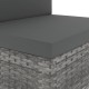 5 részes szürke polyrattan kerti ülőgarnitúra 5 részes szürke polyrattan kerti ülőgarnitúra