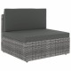 10 részes szürke polyrattan kerti ülőgarnitúra