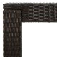 Barna polyrattan kerti bárasztal 60,5 x 60,5 x 110,5 cm Barna polyrattan kerti bárasztal 60,5 x 60,5 x 110,5 cm