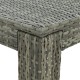 Szürke polyrattan kerti bárasztal 60,5 x 60,5 x 110,5 cm Szürke polyrattan kerti bárasztal 60,5 x 60,5 x 110,5 cm