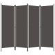 Antracitszürke 4 paneles paraván 200 x 180 cm Antracitszürke 4 paneles paraván 200 x 180 cm