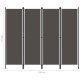 Antracitszürke 4 paneles paraván 200 x 180 cm Antracitszürke 4 paneles paraván 200 x 180 cm