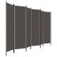 Antracitszürke 6 paneles paraván 300 x 180 cm Antracitszürke 6 paneles paraván 300 x 180 cm