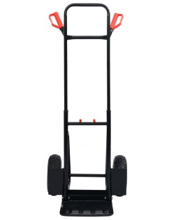 Fekete és piros teleszkópos kézikocsi 200 kg