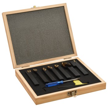 12 részes váltólapos esztergaszerszám készlet 12 x 12 mm 80 mm