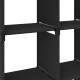 12 rekeszes fekete szövet bemutató polc 103 x 30 x 141 cm 12 rekeszes fekete szövet bemutató polc 103 x 30 x 141 cm